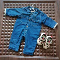 سرهمی لاینردار جین و کفش سایز 21