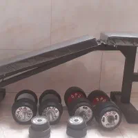 میز بدنسازی و دمبل|تجهیزات ورزشی|اسلامشهر, مظفریه|دیوار