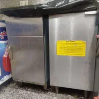 دو عدد سرخ کن صنعتی.خارجی.دو لگنه با شیرتخلیه روغن