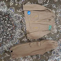 کت و شلوار کتان دخترانه