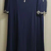 پیراهن مجلسی ملیله دوزی شده و مزونی شیک