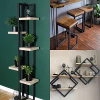 شلف و میز و صندلی