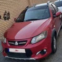کوییک دنده مدل ۱۴۰۰ آلبالویی مشکی کم کار