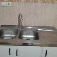 سینک و کابینت به همراه شیر آب|مصالح و تجهیزات ساختمان|اردبیل, |دیوار