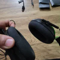 هدست گیمینگ razer بلک شارک ریزر  v2 + sound card|قطعات و لوازم جانبی رایانه|تهران, استخر|دیوار