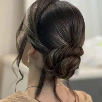 گریم عروس آرایش شنیون براشینگ کرلی فررترو خودآرایی|خدمات آرایشگری و زیبایی|تهران, جنت‌آباد شمالی|دیوار