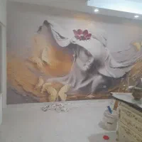 نقاشی ساختمان وکاغذدیواری|خدمات پیشه و مهارت|اسلام‌شهر, شهرک الهیه|دیوار