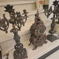 شمعدان و ساعت