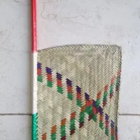 بادبزن کبابی نوار شده و بدون نوار بادبزن حصیری