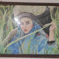 رنگ تابلو نقاشی دختر جنوبی