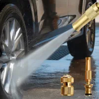 کارواش نرو/نازل سر شلنگی برنجی خانگی/پرتاب20متر