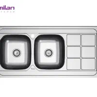 سینک روکار میلان لگن چپ لگن عمیق