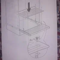 قفسه استندی طبقه دار کشویی