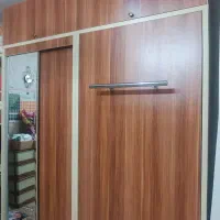 تخت کمجا یک نفره به همراه تشک و کمد