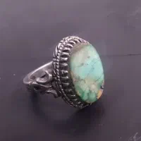 انگشتر فیروزه نیشابور دو مهره نقره|جواهرات|تهران, آسمان|دیوار