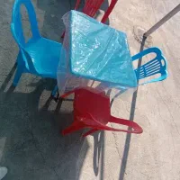 صندلی پلاستیکی بدون دسته میزلند