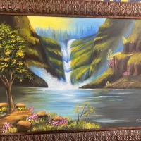 نقاشی رنگ روغن|تابلو، نقاشی، عکس|رشت, معلم|دیوار