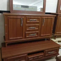 آینه کنسول ومیزتلوزیون وجلومبلی کاتمین  (قصرچوب)