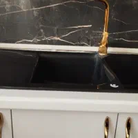 سینک گرانیت اصل وشیر ظرفشویی دو کاره