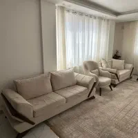 فروش مبل ۷ نفره ‌کلاسیک پارچه ترک|مبلمان خانگی و میز عسلی|مرودشت, پشت سایپا‎|دیوار