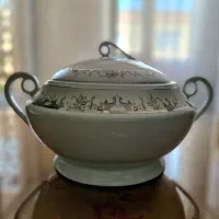 ظرف سوپ‌خوری چینی سفید مقصود نو
