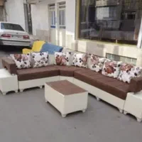 مبل راحتی ال آماده همکاری بانمایشگاه داران/باکیفیت|مبلمان خانگی و میز عسلی|تهران, شهرک شریفی|دیوار