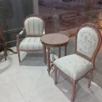 مبل نیو کلاسیک مدل کاجی ۷نفره با میز|مبلمان خانگی و میز عسلی|شاندیز, |دیوار