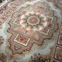 فرش حوض نقره ای