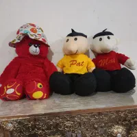 عروسک پت و مت و خرسی در حد نو