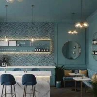 کاغذ دیواری طرحدار وساده وتاشو