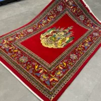 فرش دستباف بساک در کرج ۶ متری بیجار نقشه پرچمی|فرش|تهران, شمشیری|دیوار