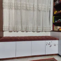 نشیمن مبلی نیمکت شاه نشین|صندلی و نیمکت|قم, هنرستان|دیوار