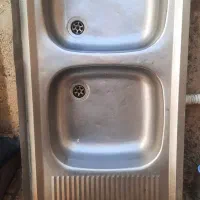 سینک دو لگنه رو کار