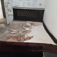 تخت خواب دونفره باتشک و روتختی