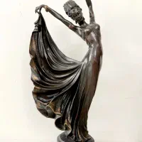 مجسمه گرگ دیوار کوب برنز برنزی|مجسمه، تندیس، ماکت|تهران, سعادت‌آباد|دیوار