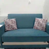 مبل هفت نفره تخت خواب شو کاملا تمیز و سالم|مبلمان خانگی و میز عسلی|بیرجند, |دیوار