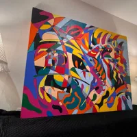 تابلو رنگ روغن جذاب و زیبا|تابلو، نقاشی، عکس|اصفهان, جلفا|دیوار