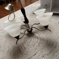 لوستر ۵ شاخه|لوستر و چراغ آویز|دامغان, |دیوار