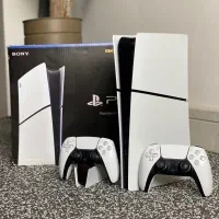 Ps5 اسلیم کپیخور با دو دسته + پایه شارژر و بازی
