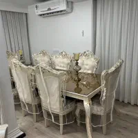 میز مبل سلطنتی به همراه نهار خوری|مبلمان خانگی و میز عسلی|فردیس, دهکده|دیوار