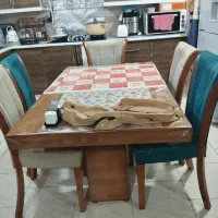 میز غذا خوری شش نفره