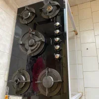 گاز رومیزی شیشه ای مارک rabits با تخفیف