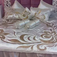 روتختی مخمل نقاشی‌شده شیک و خاص ومناسب عروس
