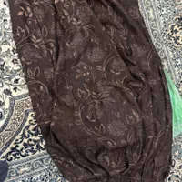 ۳ عدد پرده پارچه ترک اصل با والن و گل پرده|پرده، رانر، رومیزی|رشت, گلسار|دیوار