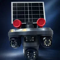 حراج سولار ۴ لنزه ۲ پنل خورشیدی بدون سیم‌کشی