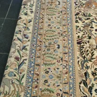 فرش دستباف نائینی ۶ متری کرک و تحریر ابریشم|فرش|اصفهان, رزمندگان|دیوار