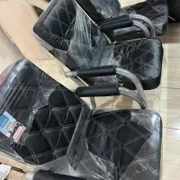 شش عدد صندلی اداری انتظار با یدونه میز|مبلمان اداری|کرمان, |دیوار