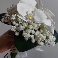 گل ارکیده و عروس|گل مصنوعی|مرند, |دیوار