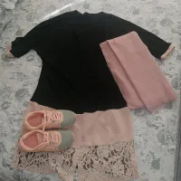 ست مانتو و شال و کتونی