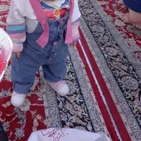 سرهمی جین دخترانه|کفش و لباس بچه|تهران, چیتگر|دیوار